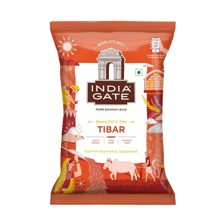 India Gate Basmati Rice Tibar 1kg