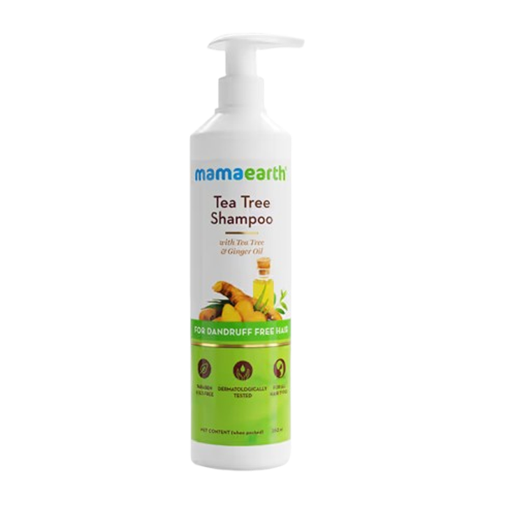 Mamaearth Tea Tree Shampoo for Dandruff Free Hair 250ml