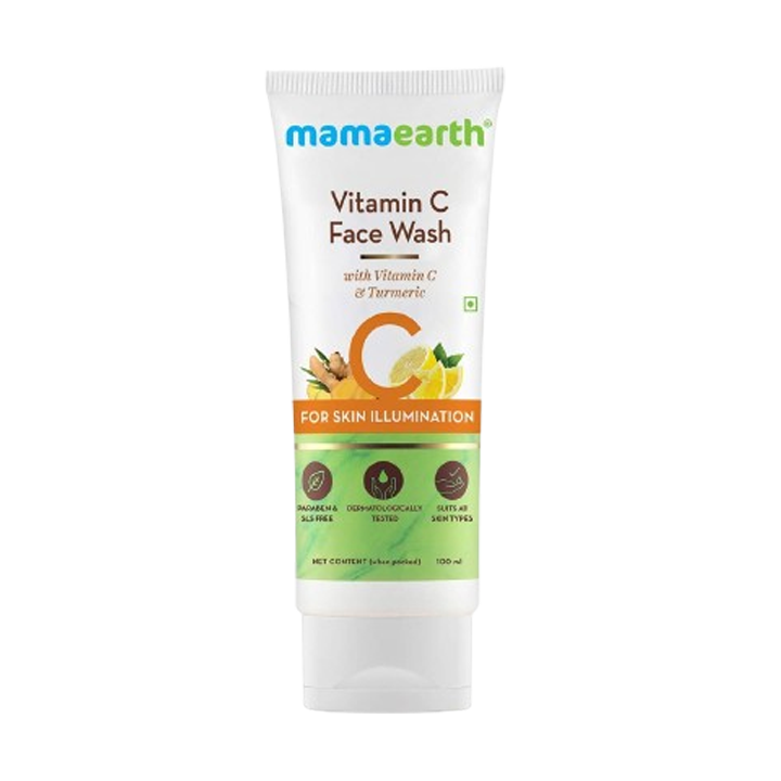 Mamaearth Vitamin C Face Wash With Turmeric For Skin Illumination 100 ml