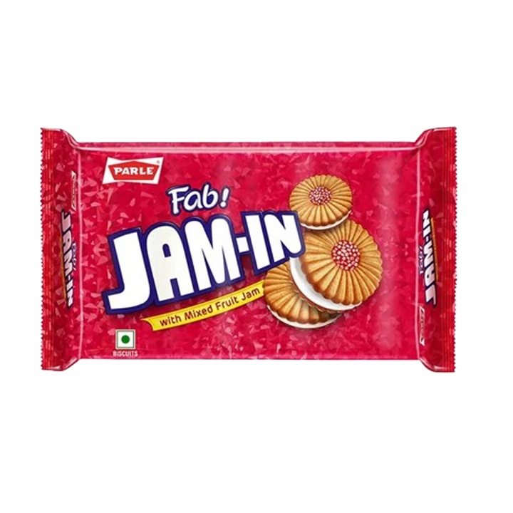 Parle Fab! Jam-In Cream With Mixed Fruit Jam 88 g