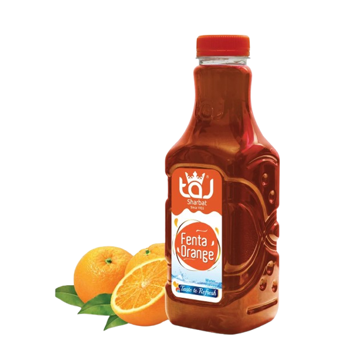 Taj Fenta Orange Sharbat 750 ml