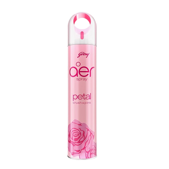 Godrej Aer spray, Petal Crush Pink Freshner 220 ml