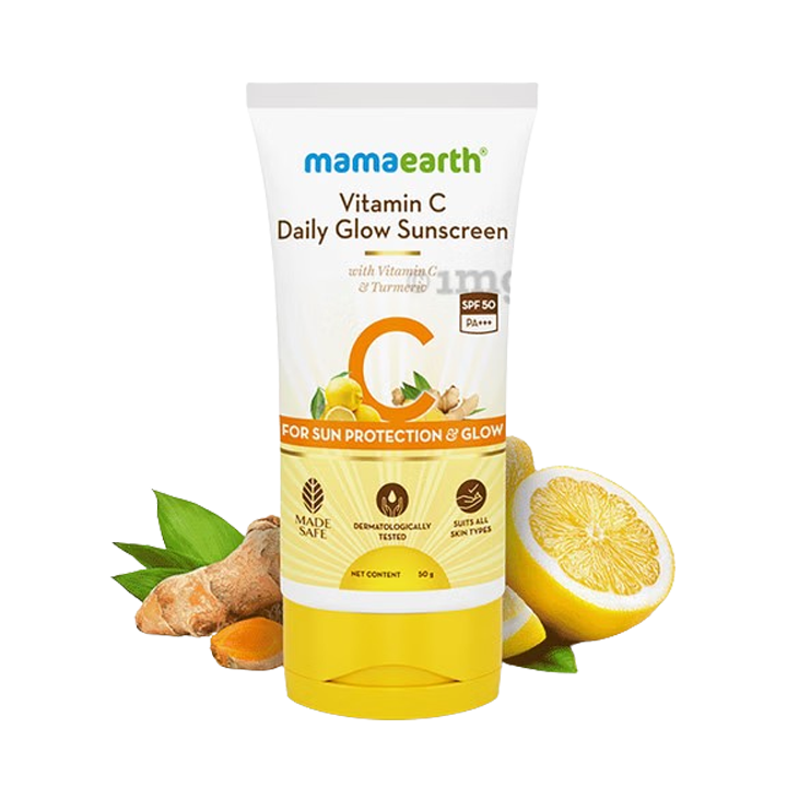 Mamaearth Vitamin C Daily Glow Sunscreen 50 g