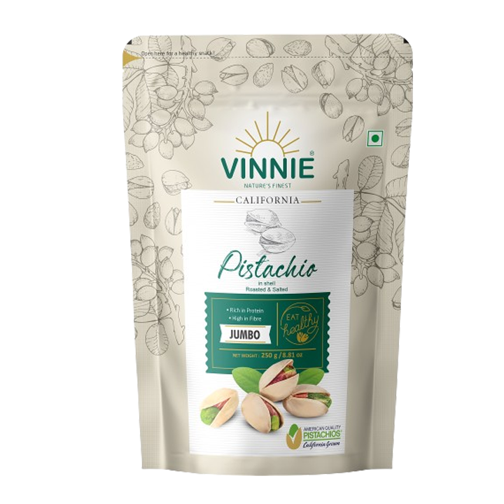 Vinnie Pistachio Inshell Jumbo 250 g