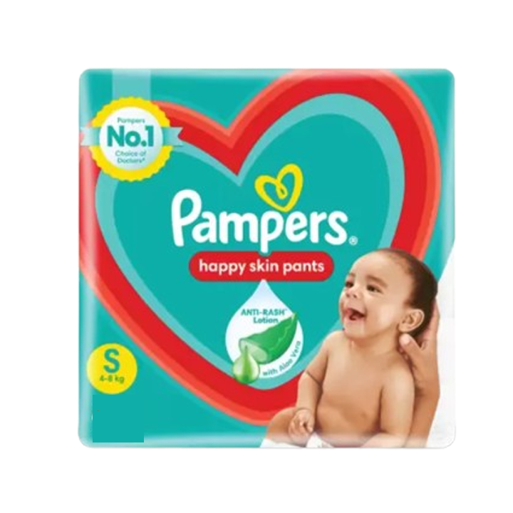 Pampers Happy Skin Pants (S) 20 count 4 - 8 kg