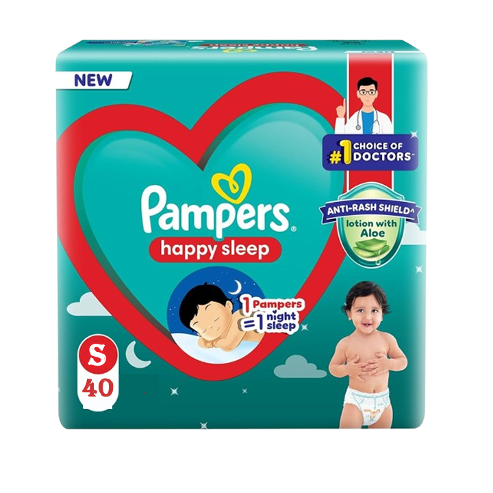 Pampers Happy Sleep Pants (S) 40 count 4 - 8 kg