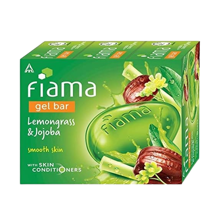 Fiama Gel Bar Lemongrass & Jojoba 125g (Pack Of 3 )