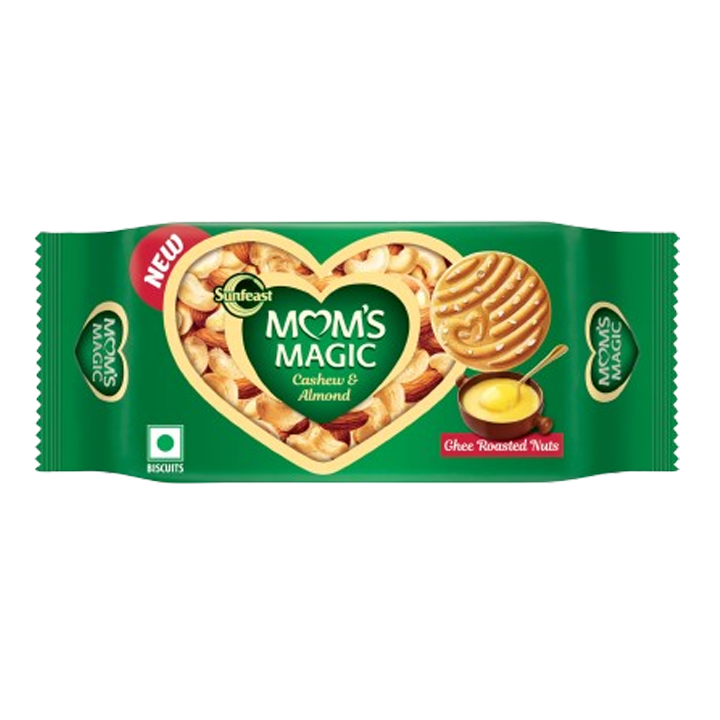 Sunfeast Mom's Magic Rich Cashew Almond Cookies 91 g (Buy 1 Get 1 Free)