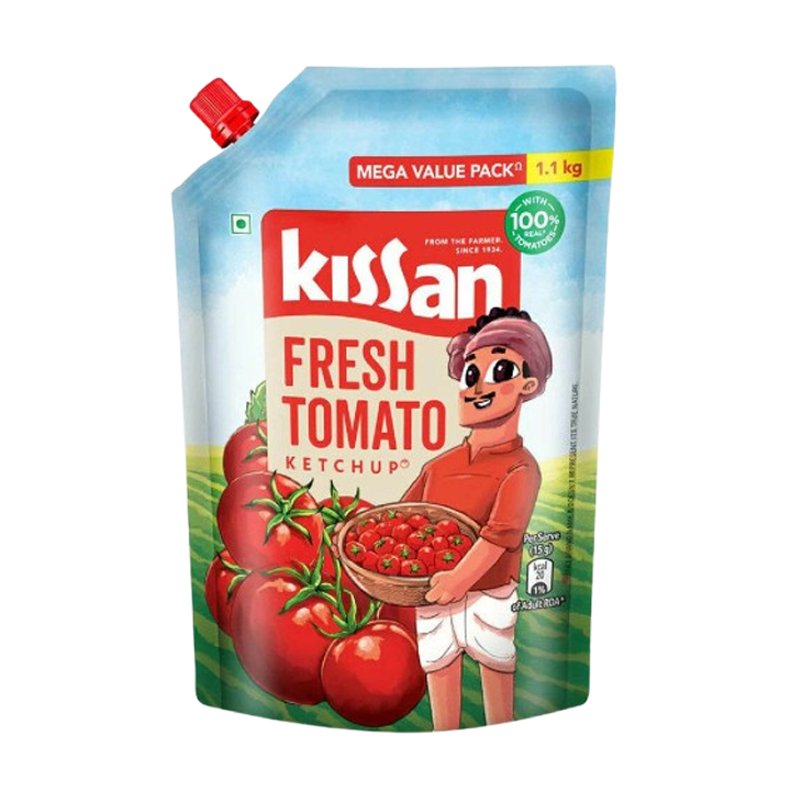 kissan fresh tomato ketchup 1.1 kg